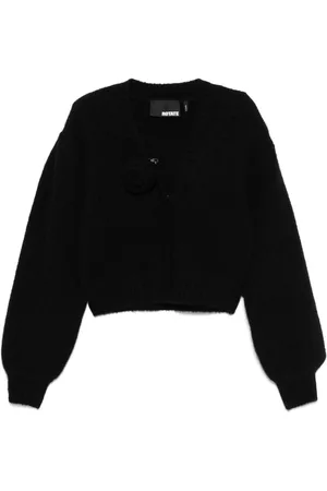 ROTATE Klassischer Cropped-Cardigan