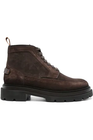 santoni Hiking-Boots aus Wildleder