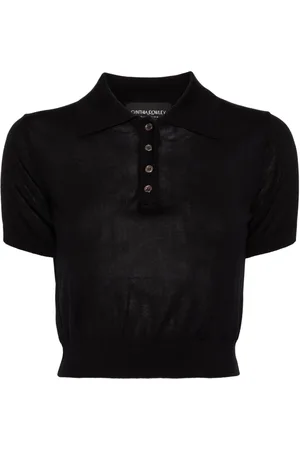 Cynthia Rowley Cropped-Poloshirt