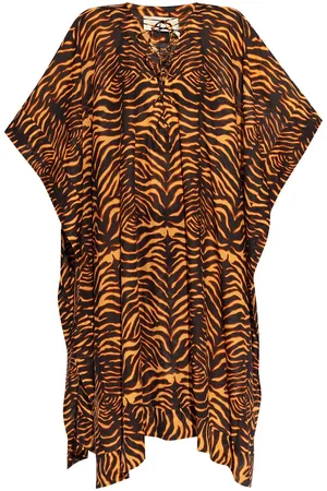 ULLA JOHNSON Kleid mit Tiger-Print