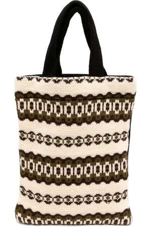 Comme des Garçons Tasche mit Jacquardmuster