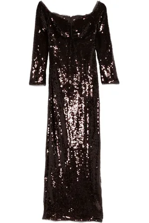 Self-Portrait Schulterfreies Maxikleid