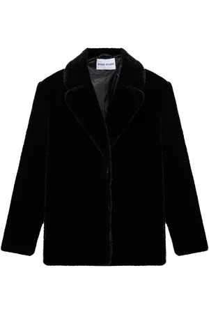 Stand Studio Sakko aus Faux Fur
