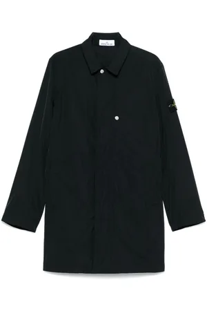 Stone Island Mantel mit Kompass-Patch