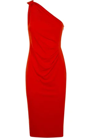 Ralph Lauren Einschultriges Midikleid