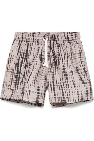 Le pandorine Shorts mit Batikmuster