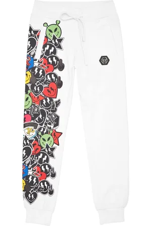 Philipp Plein Jogginghose mit Smiley-Print