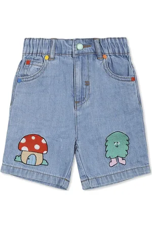 Stella McCartney Bestickte Jeans-Shorts