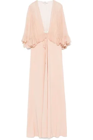 Chloé Maxikleid mit V-Ausschnitt