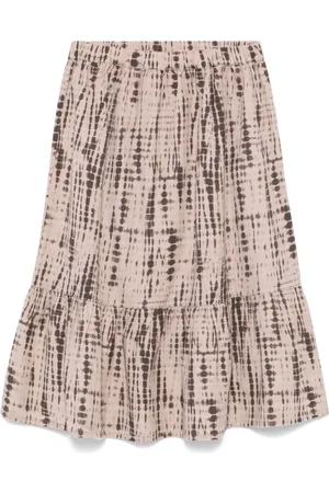 Le pandorine Midirock mit Batik-Print