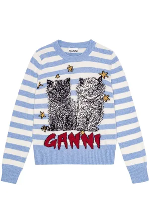 Ganni Bestickter Pullover