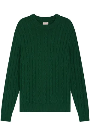 Fursac Pullover mit Zopfmuster