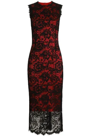 Dolce & Gabbana Midikleid aus Blumenspitze