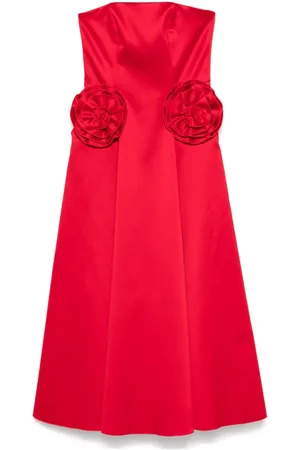 NISSA Midikleid mit Blumenapplikation