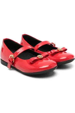 VERSACE Gianni Ribbon Ballerinas