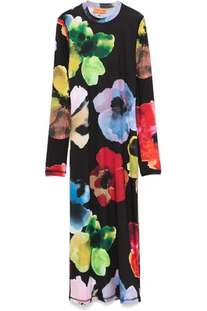 STINE GOYA Watercolour Bloom Midikleid