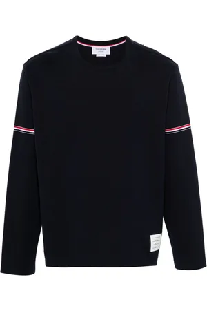 Thom Browne T-Shirt mit RWB-Streifen