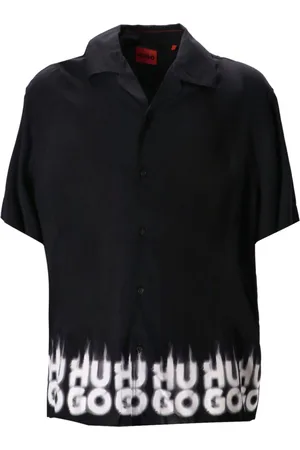 HUGO BOSS Hemd mit Logo-Print