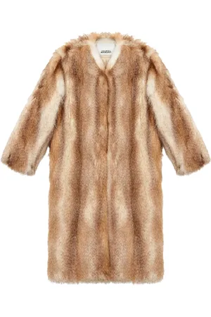 Isabel Marant Alberta Mantel aus Faux Fur