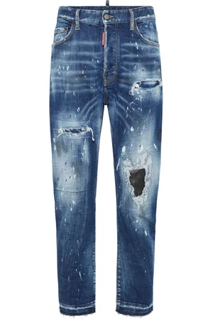 Dsquared2 Distressed-Jeans aus Baumwollstretch