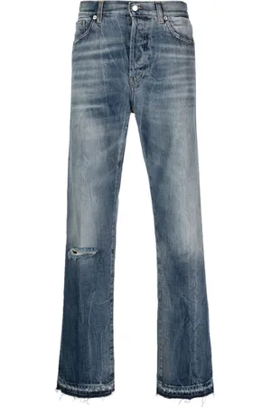 DEPARTMENT 5 Gerade Hose mit Stone-Wash-Effekt