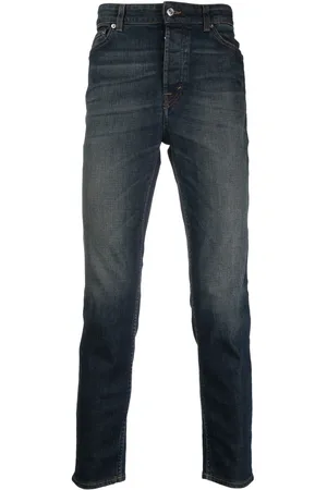 DEPARTMENT 5 Ausgeblichene Cropped-Jeans