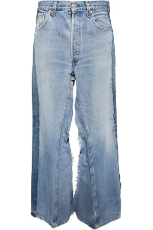 PROTOTYPES Jeans mit Kontrasteinsätzen