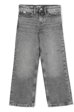 Calvin Klein Halbhohe Straight-Leg-Jeans