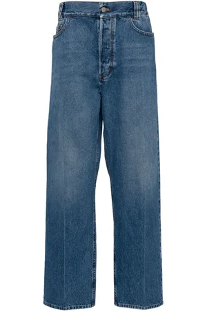 MERYLL ROGGE Ausgeblichene Wide-Leg-Jeans