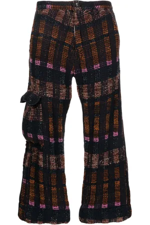 Vitelli Gestrickte Cropped-Cargohose