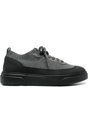 Neil Barrett Fein gestrickte Sneakers