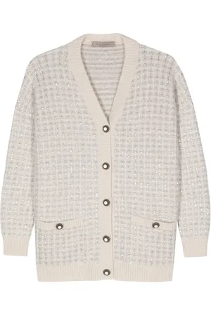 D.EXTERIOR Cardigan mit Pailletten