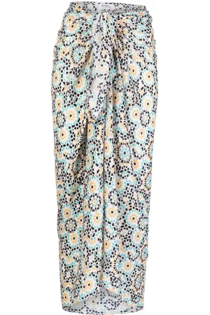 Lemlem Telem Sarong mitgeometrischem Print