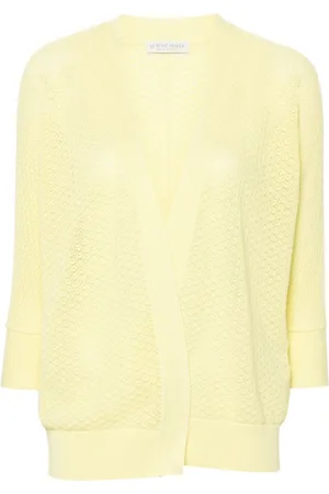 LE TRICOT PERUGIA Cardigan mit Lochstrickmuster