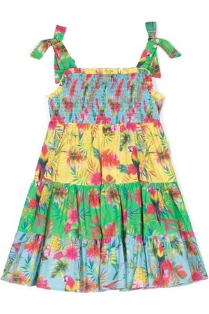 PATACHOU Kleid mit tropischem Print