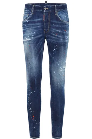Dsquared2 Schmale Distressed-Jeans