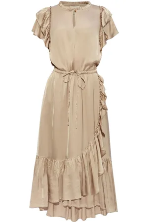 Munthe Drapiertes Midikleid aus Satin