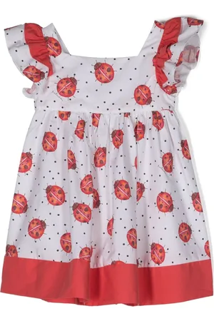 PATACHOU Kleid mit Marienkäfer-Print