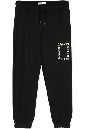Calvin Klein Jogginghose mit geflocktem Logo