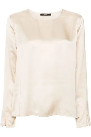 SEVENTY BY SERGIO TEGON Klassische Satinbluse