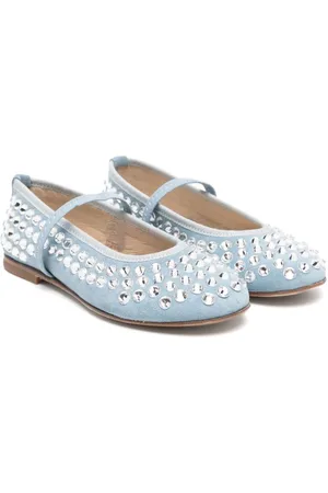 GALLUCCI Ballerinas mit Kristallen