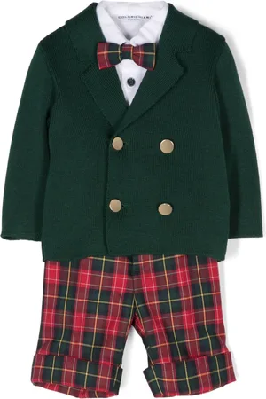 COLORICHIARI Hosen-Set mit Schottenkaro