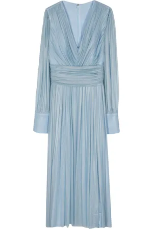 RHEA COSTA Drapiertes Midikleid