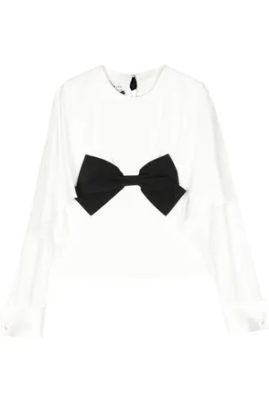 Edward Achour Paris Bluse mit Schleife