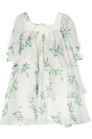 PATACHOU Gestuftes Kleid mit Blumen-Print