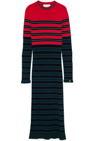 Sonia by Sonia Rykiel Gestricktes Midikleid mit Streifen