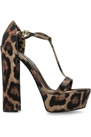 Dolce & Gabbana Sandalen mit Leoparden-Print 105mm