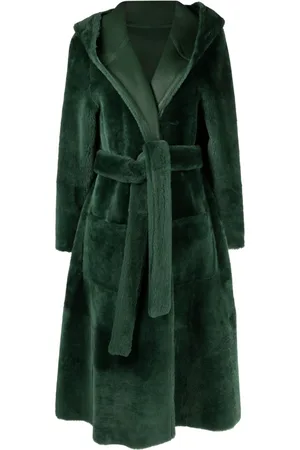 LISKA Wendbarer Shearling-Mantel