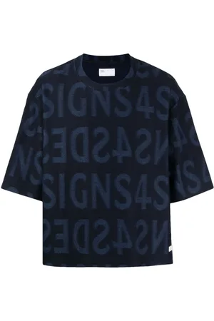 4SDESIGNS T-Shirt mit Logo-Print