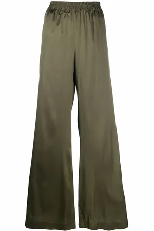 GIANLUCA CAPANNOLO Weite Hose mit Stretchbund